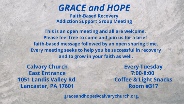 Grace and Hope Recovery Meeting
